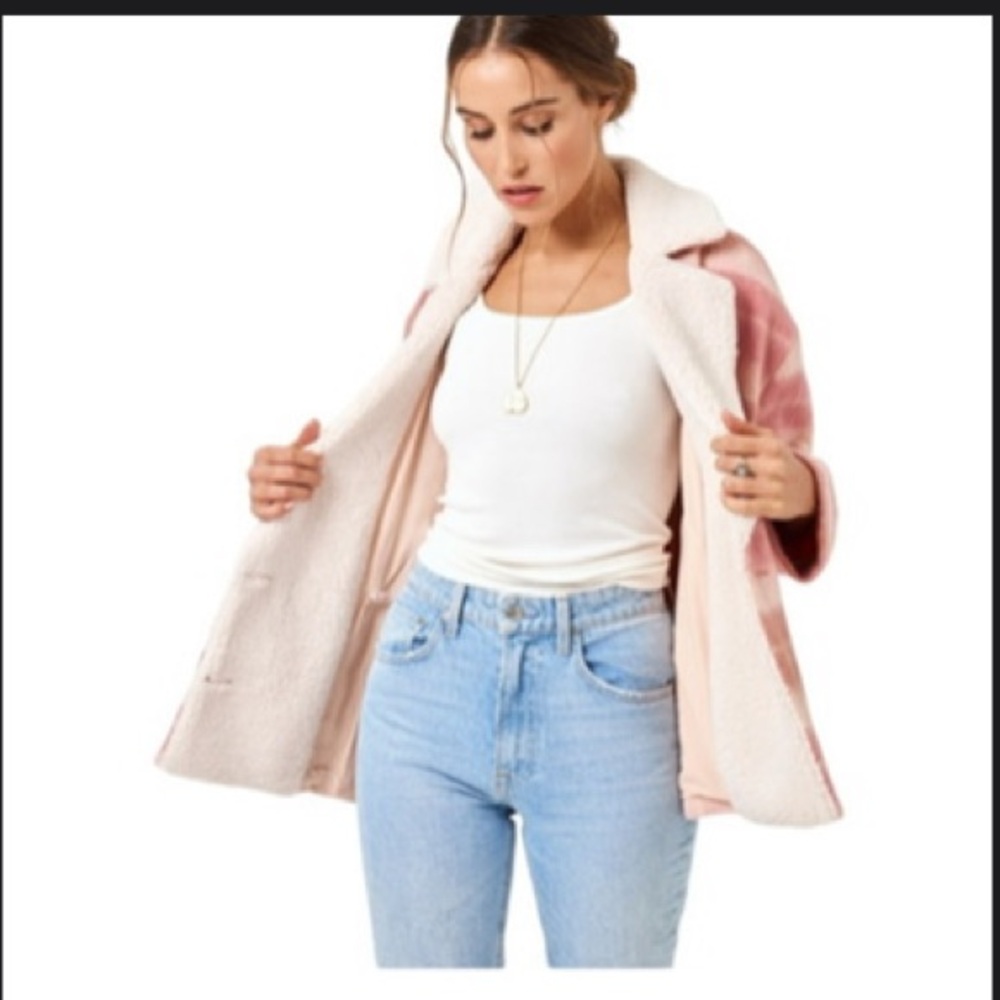 Lspace Plaid About You Jacket NWT in Seashore Oasis Plaid Size Small $264 - Picture 3 of 11